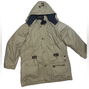 London Fog Men's 3-in-1 Hooded Puffer Coat Waterproof Removable Hood Winter